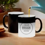 magic coffee cup with photo