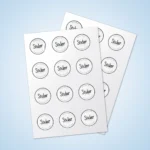 round printable labels