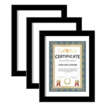 certificate wall display