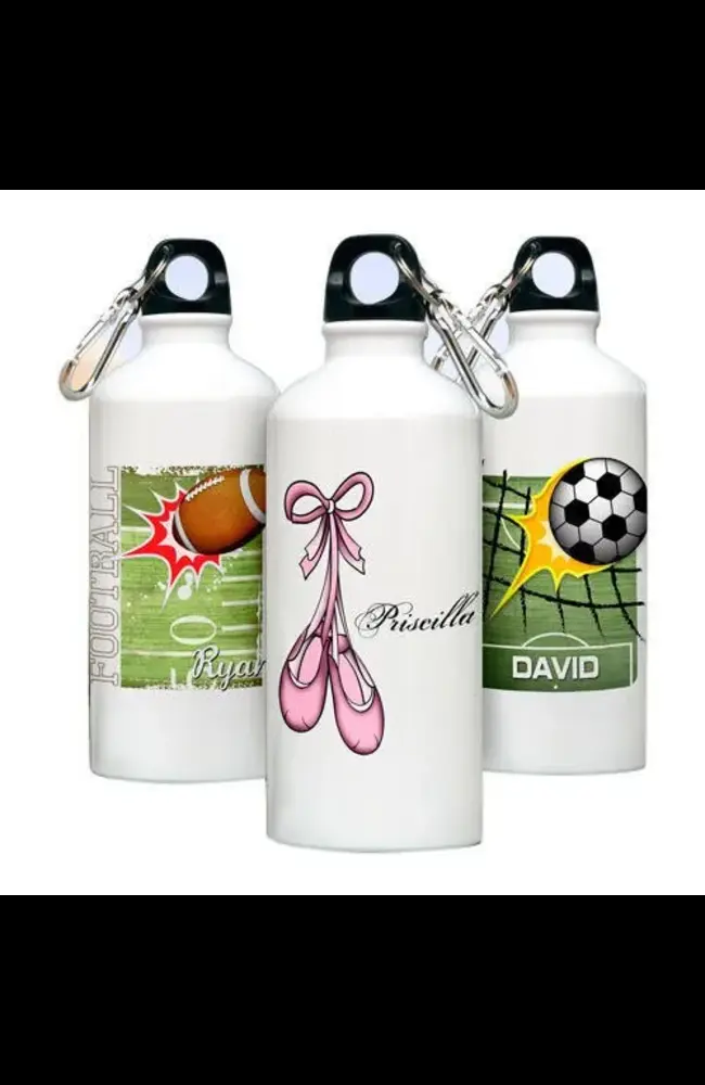 Aluminum flask with logo