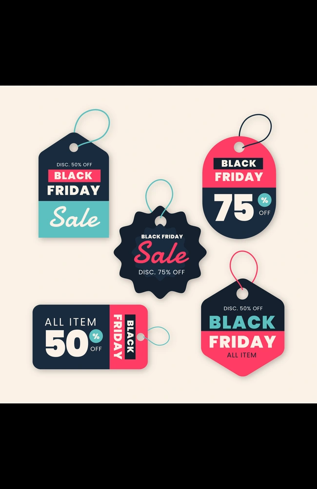 sales tag design mock ups